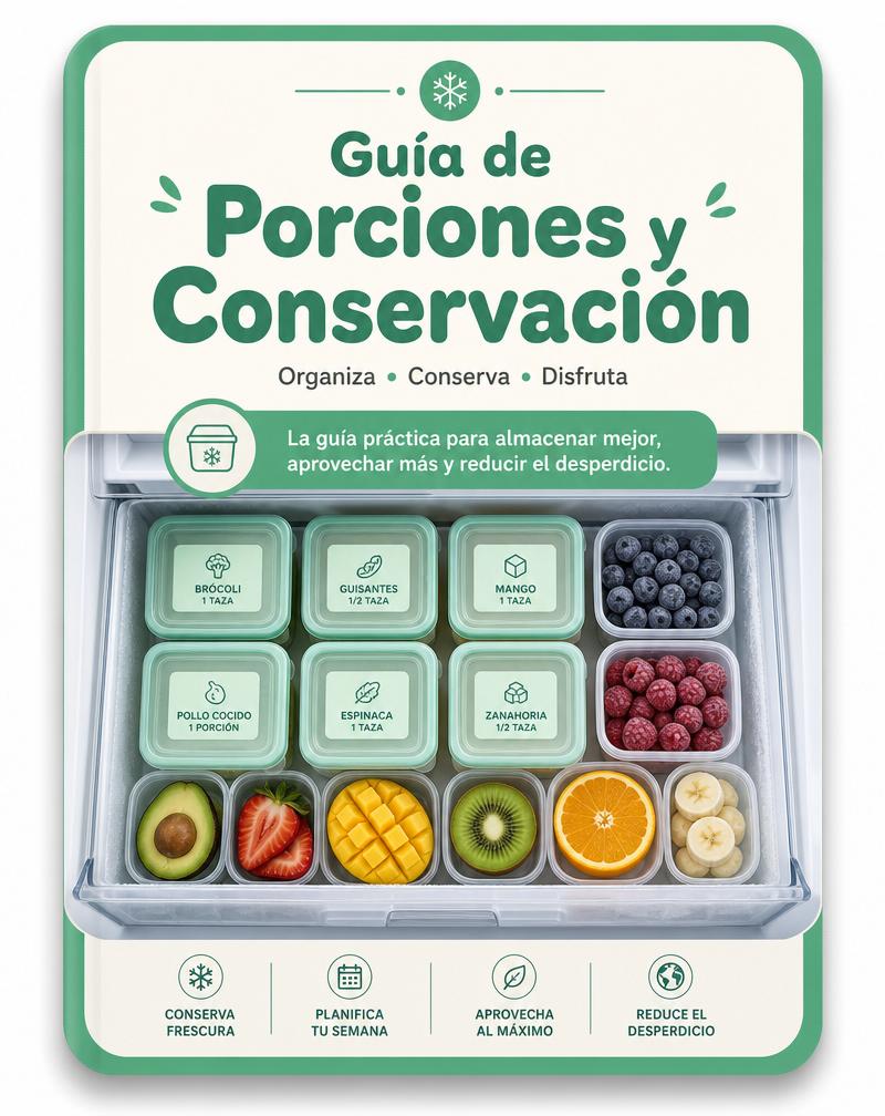 BONO 2: Guía de porciones y conservación